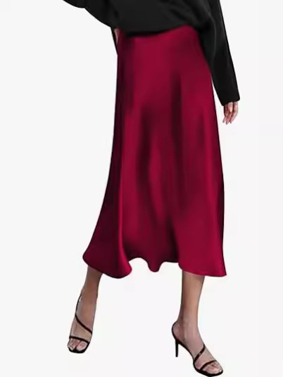 Womens Skirts | Satin Maxi Skirt